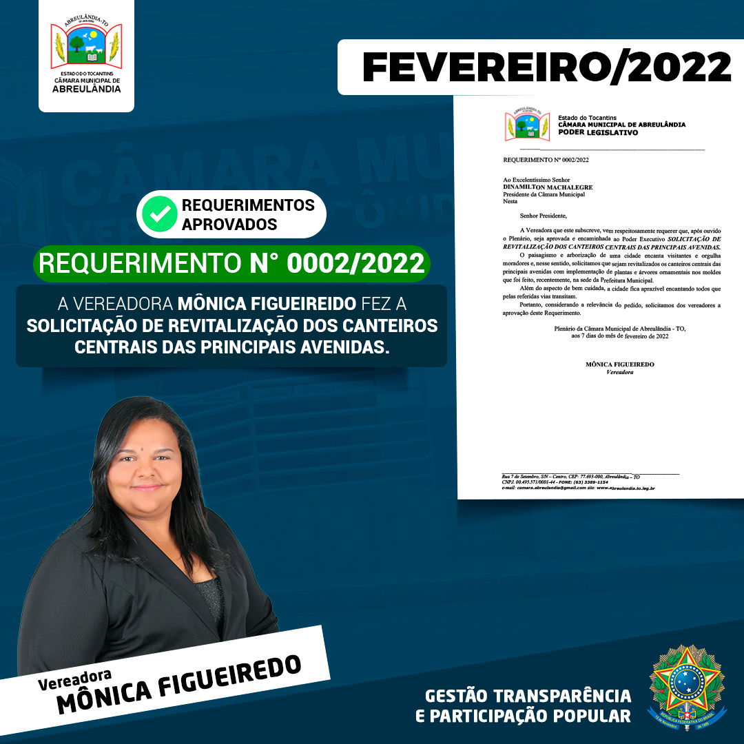 Requerimento n. 002-2022