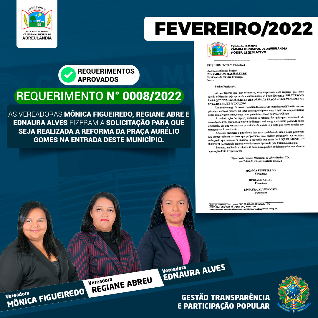 Requerimento n. 008-2022