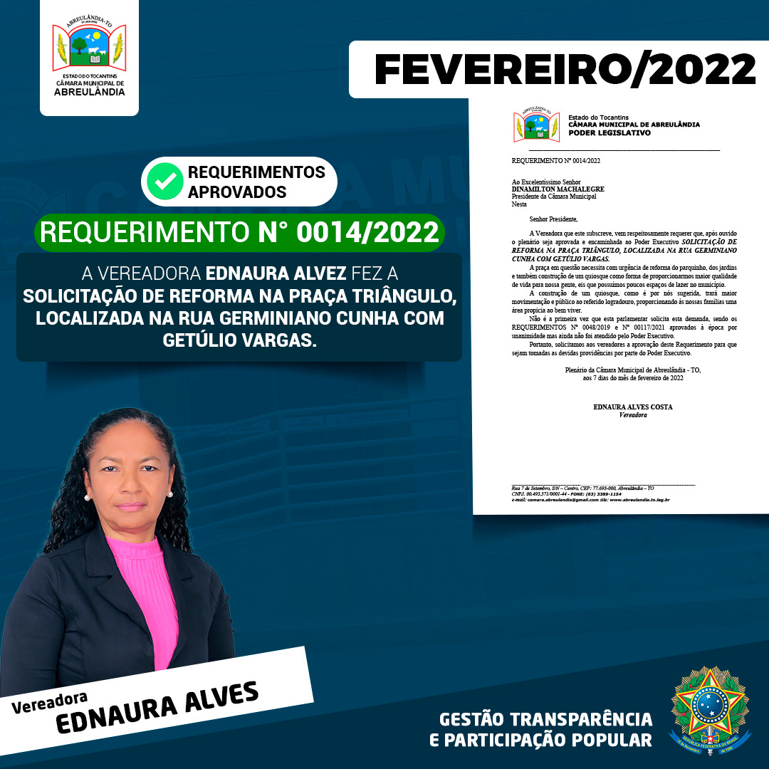 Requerimento n. 014-2022