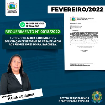 Requerimento n. 018-2022