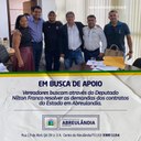 Em busca de apoio